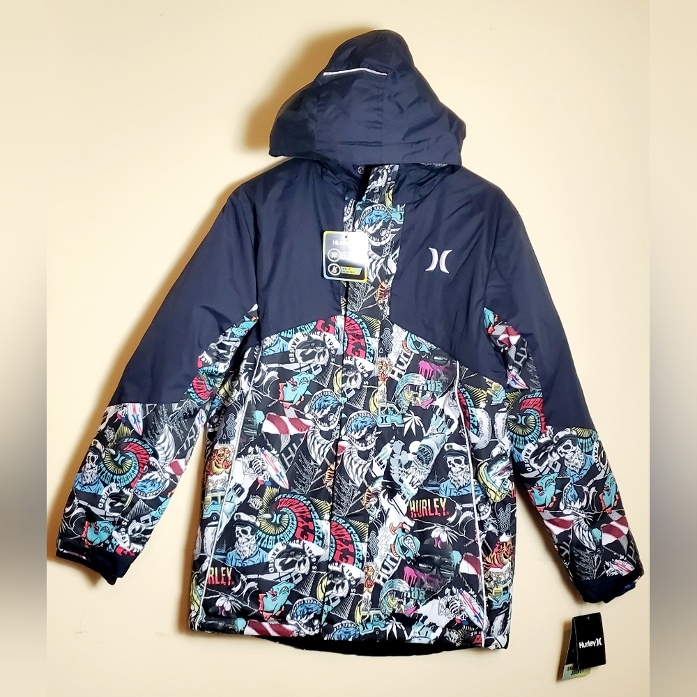 Hurley Boy's Snowboarding Water Resistant Jacket Size XL (13-15yrs)